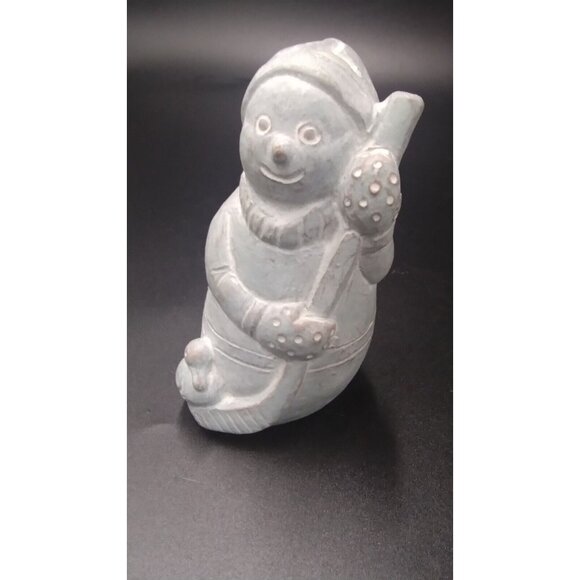 Vintage Isabel Bloom Snowman  Sculpture Signed and Dated 2000 - Picture 16 of 16